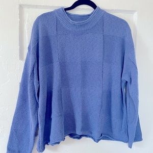 Free People Mock neck textured sweater